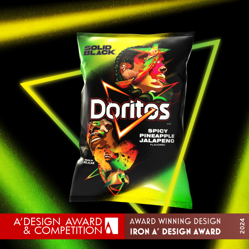 Doritos Solid Black 2023 Food Packaging 