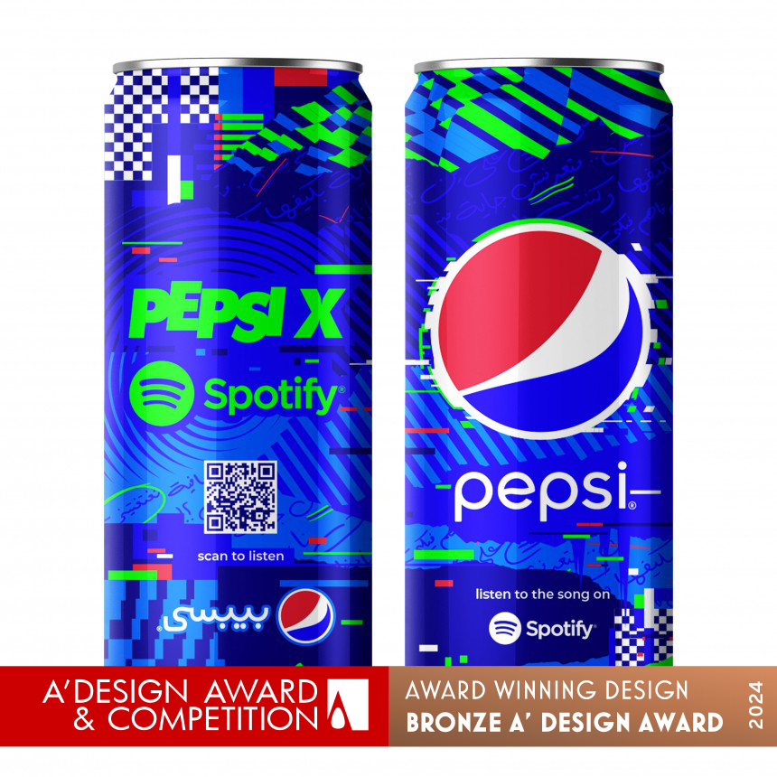 Pepsi x Spotify Beverage Packaging
