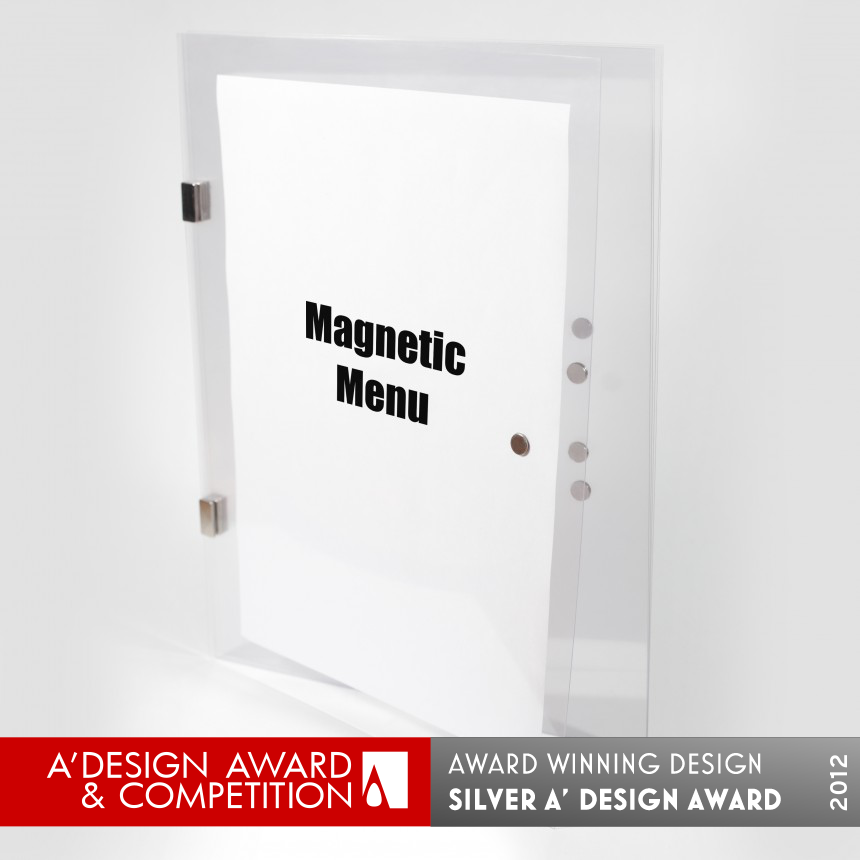 Magnetic menu Cover For Menu