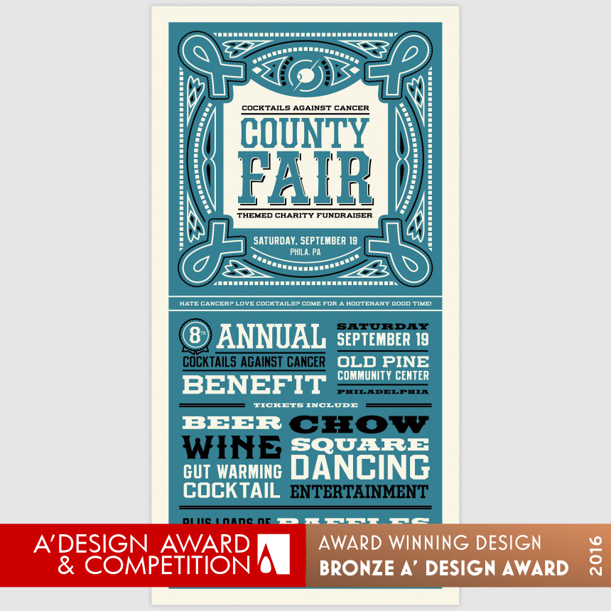 County Fair Charity Fundraiser Poster