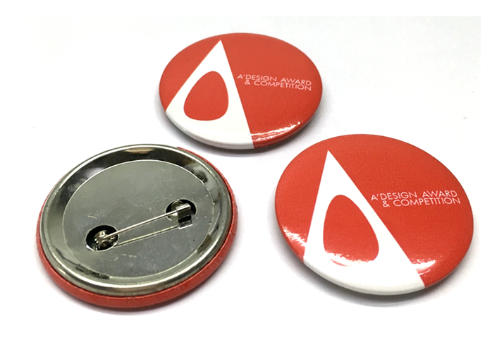 Design Award Button Pin