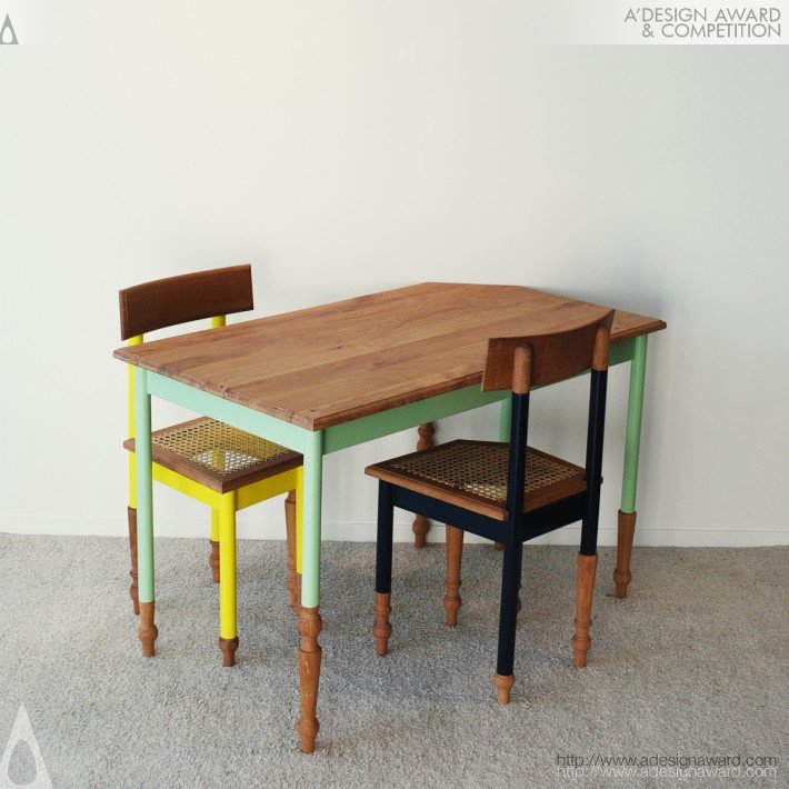 David Hoppenbrouwers - Hoek Af Table, Chairs
