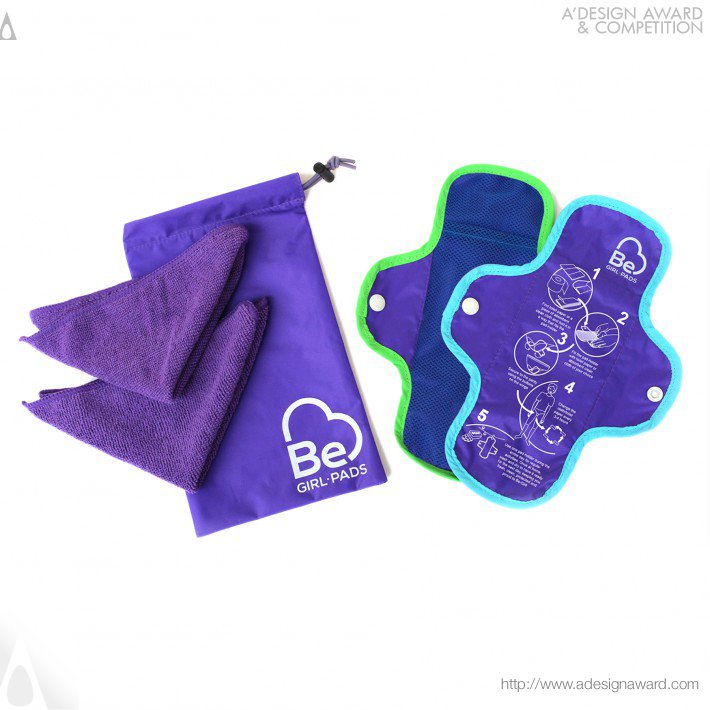 Be Girl Pad Holder (Reusable Menstrual Hygiene Product Design)