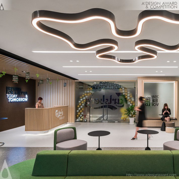 Carlsberg Interior Design Office by ADP Group