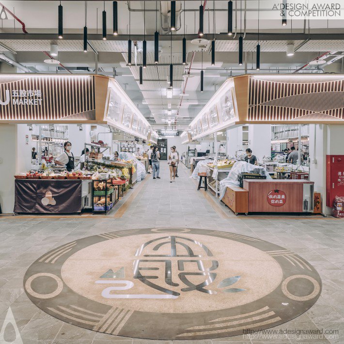Wugu Market Interior Space by Chung-I Shih