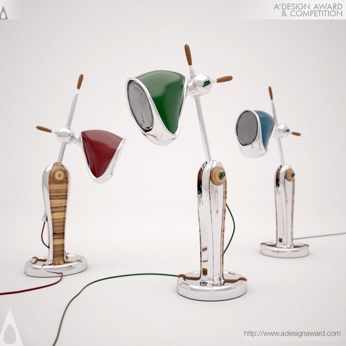 M.t.f. ( My True Friend) Table Lamp by Taras Zheltyshev
