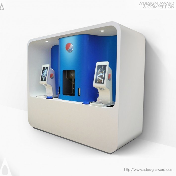 Pepsi Touch Tower 2.0 (Interactive Beverage Dispenser Design)