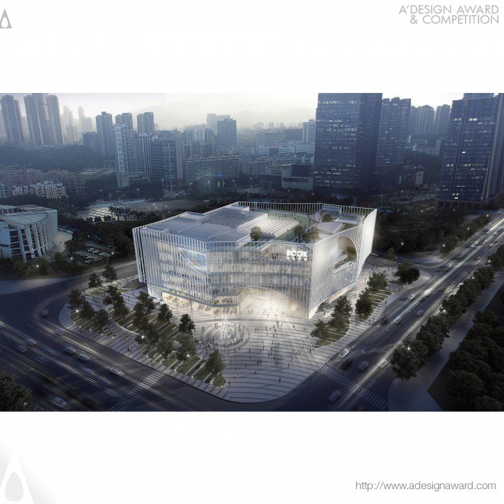Shenzhen Book City Cultural Space and Library by Atelier Global Limited