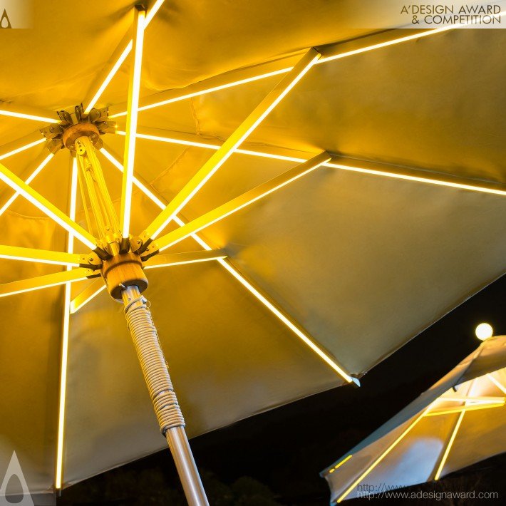 Led Parasol by Terry Chow