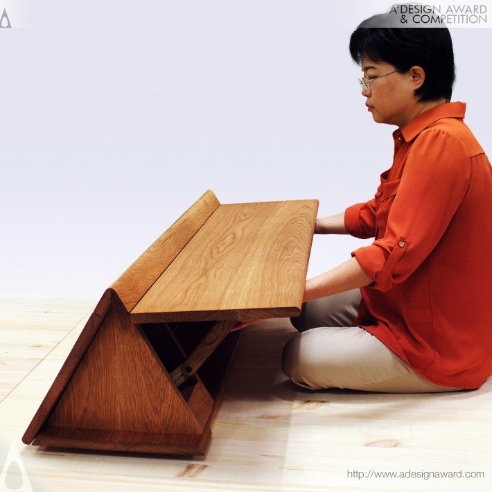 Folding Low Table by Nak Boong Kim