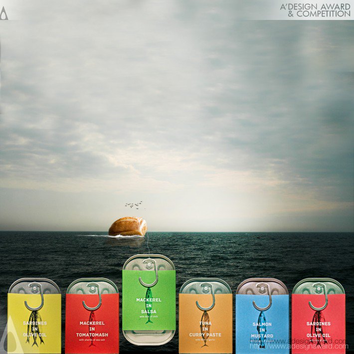 Simen Wahlqvist Canned Fish Packaging Concept