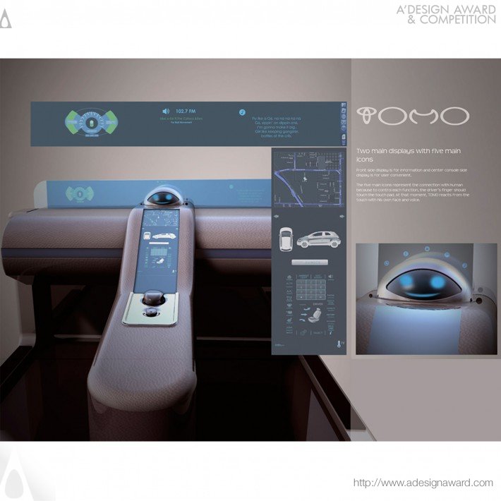 Tomo Branding & Interface Design (Interface System For Future Car Design)