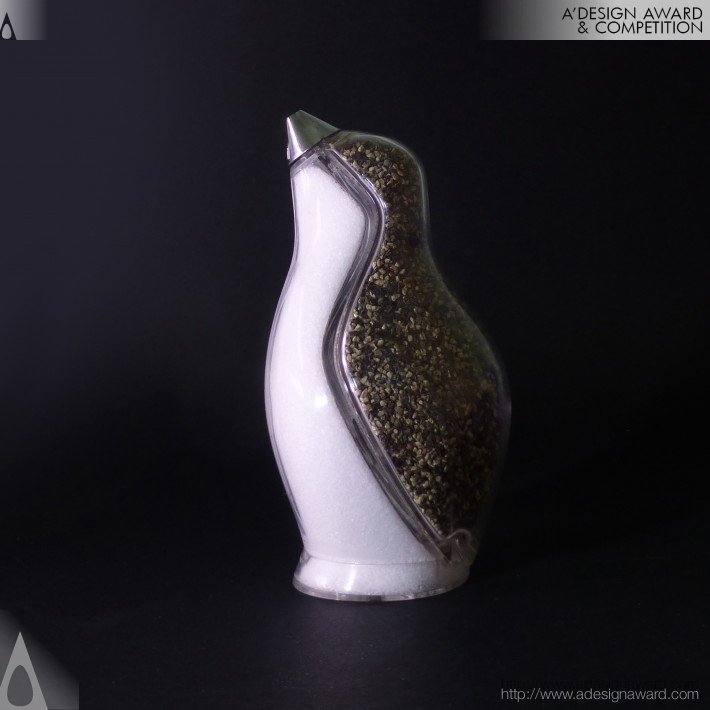 Pinguino Salt &amp; Pepper Shaker by Simon Colabufalo