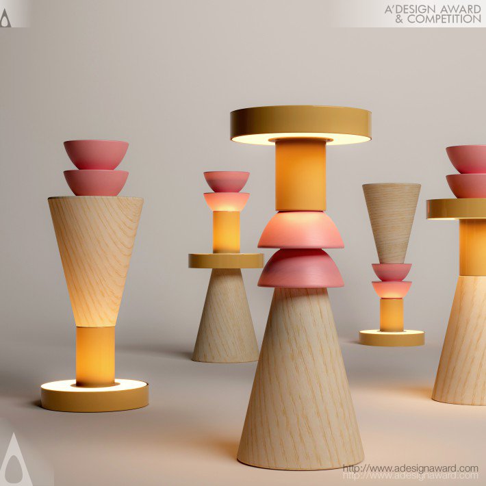 Scacco Matto Portable Lamp by Francesco Cappuccio