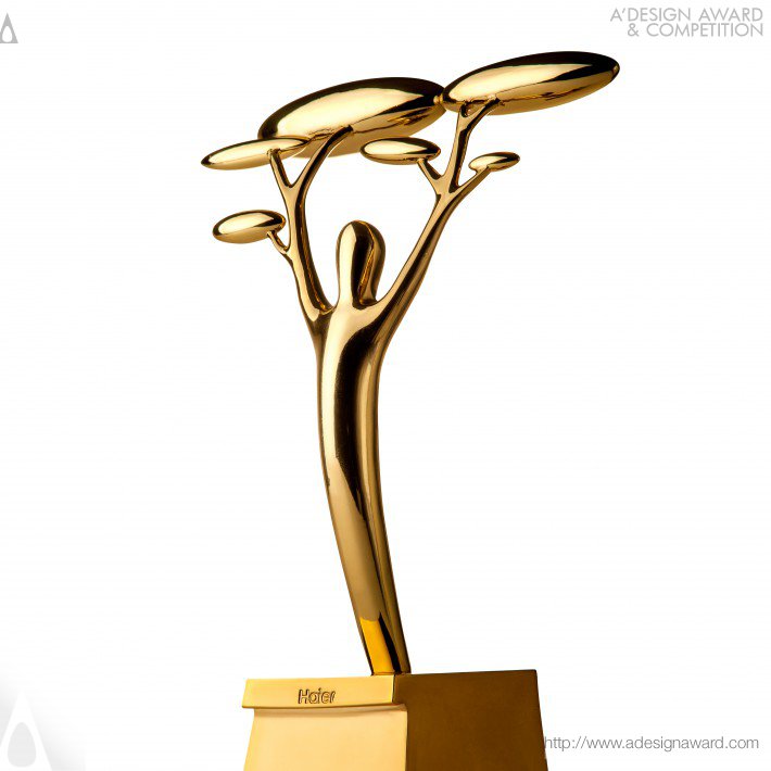 Haier Golden Banyan Trophy Award by Dongdao Creative Branding Group