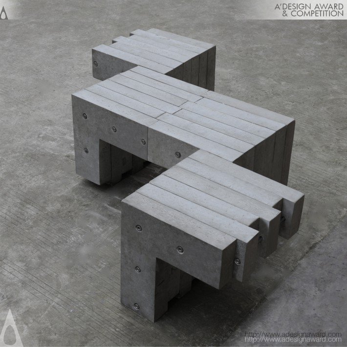 Public Seat (L-Shape Concrete Seat Design)