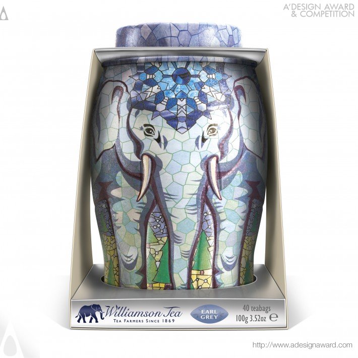 Williamson Tea Elephant Caddies (Packaging Design)