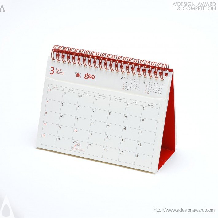 Katsumi Tamura - Goo Calendar For Your Own &quot;12 Pockets&quot Calendar