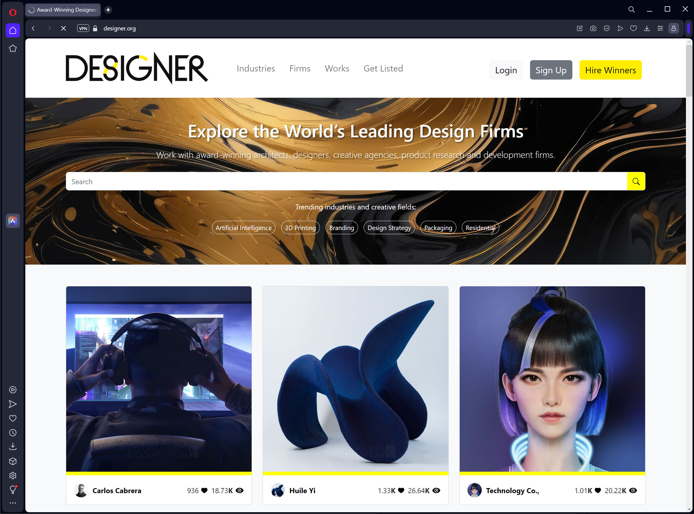 Designer.org Website